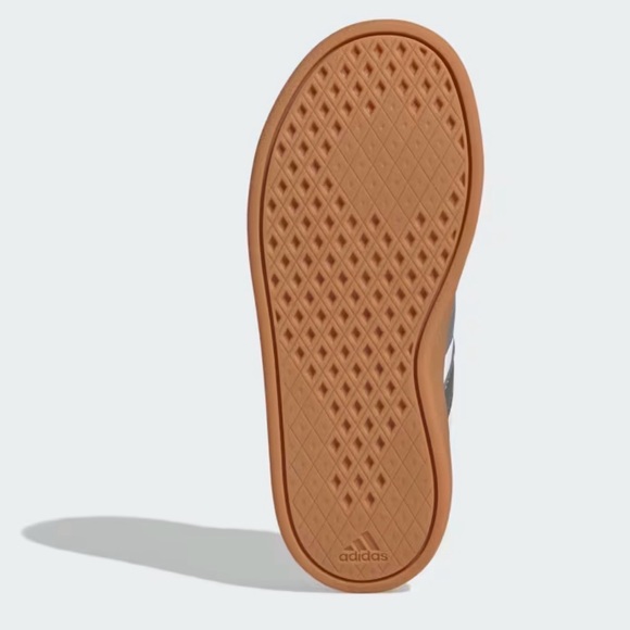 NIB [Adidas] Breaknet 2.0K Tennis Shoes Casual Sneakers White/Gray Youth 5 / W 6 - Picture 5 of 13